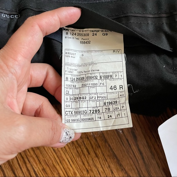 Gucci wool striped Pants - Picture 7 of 13